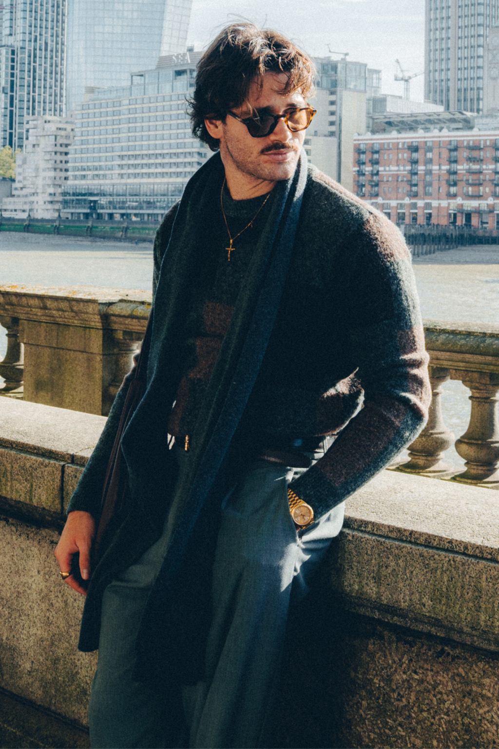 Alexander Strikkegenser - Brun