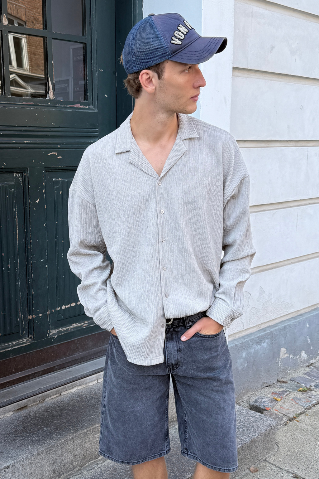 Aidan Skjorte - Beige