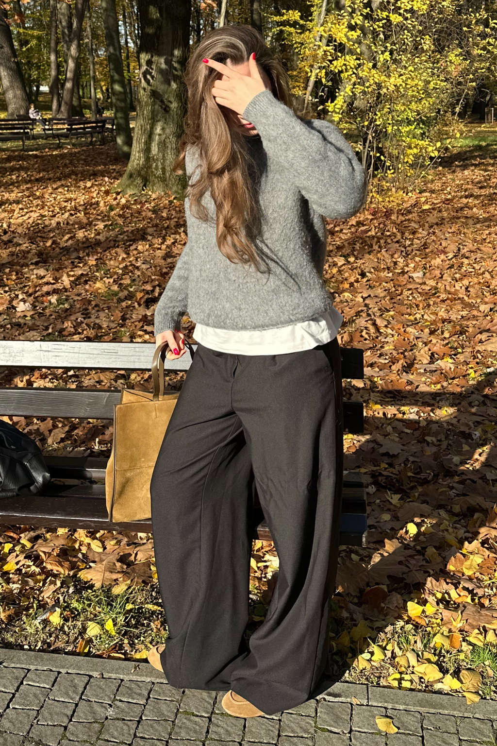 Hazel Strikkegenser - Grå