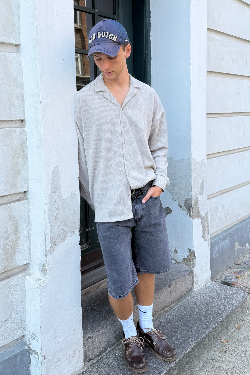 Aidan Skjorte - Beige