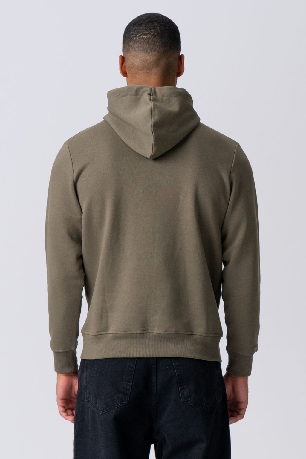 Sweatshirt Hoodie - Militærgrønn