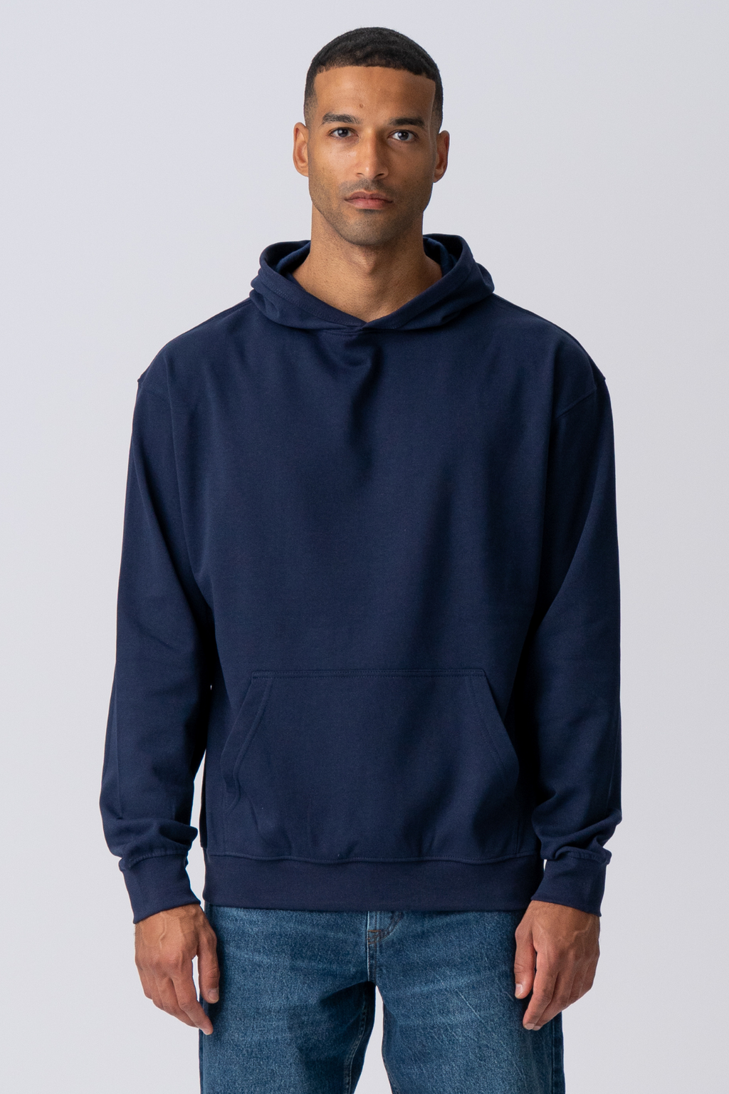 Hoodie uten snor - Marineblå