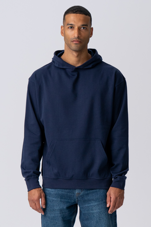 Hoodie uten snor - Marineblå