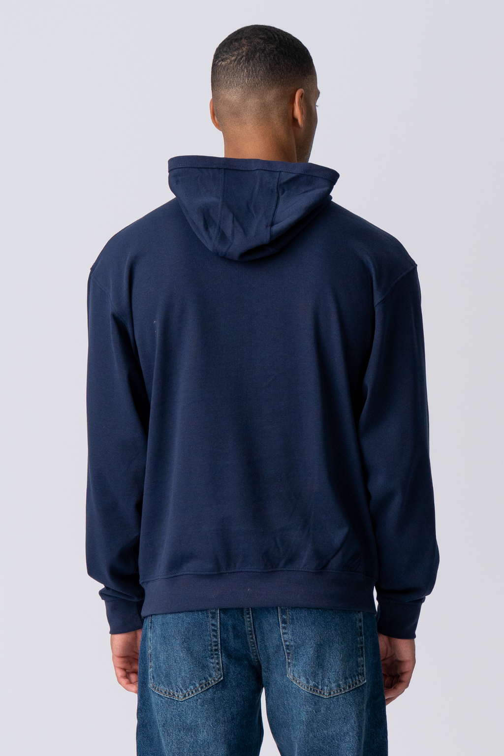 Hoodie uten snor - Marineblå