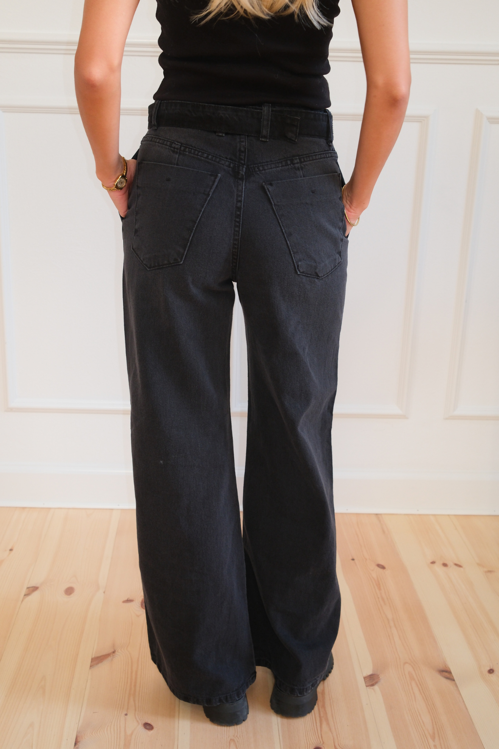 Amalia Jeans - Mørkegrå