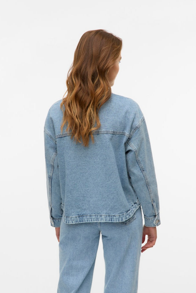 Jamie Denim Shacket - Lyseblå Denim