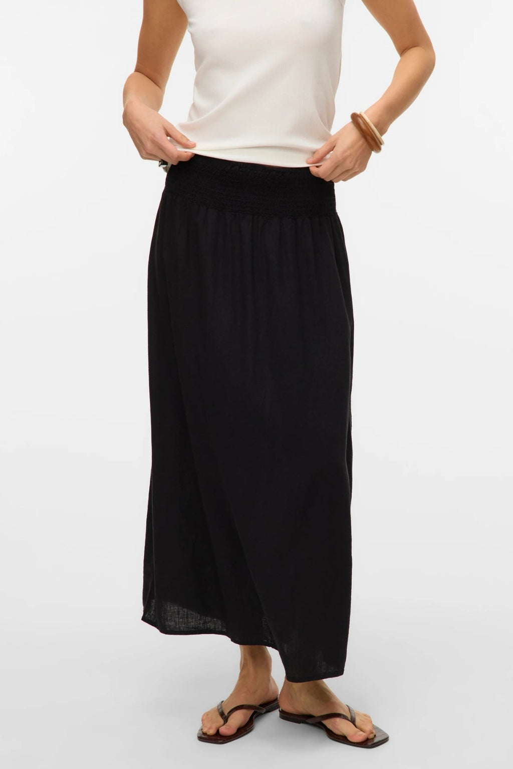 Linn Smock Ankel Skjørt - Svart