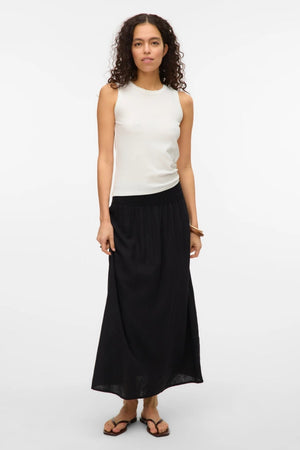 Linn Smock Ankel Skjørt - Svart