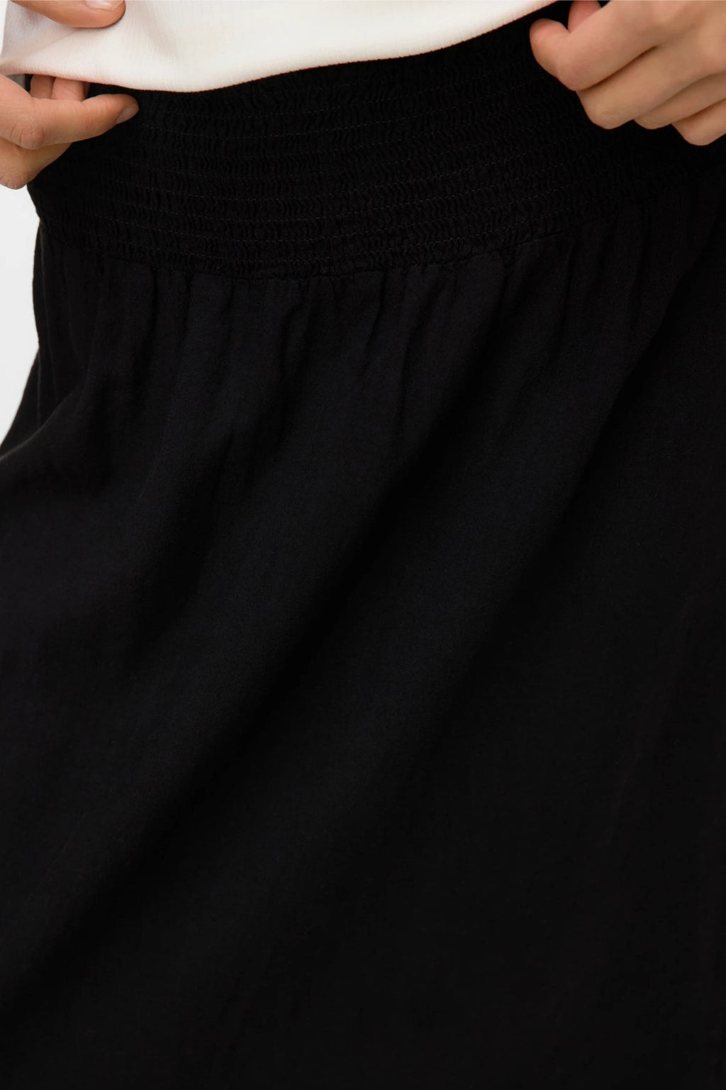 Linn Smock Ankel Skjørt - Svart