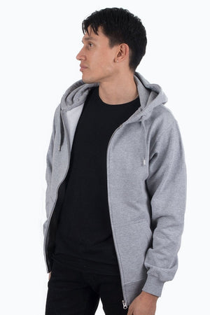 Zip sweat hoodie - Lys Grå