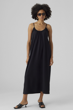 Luna Singlet Ankelkjole - Svart