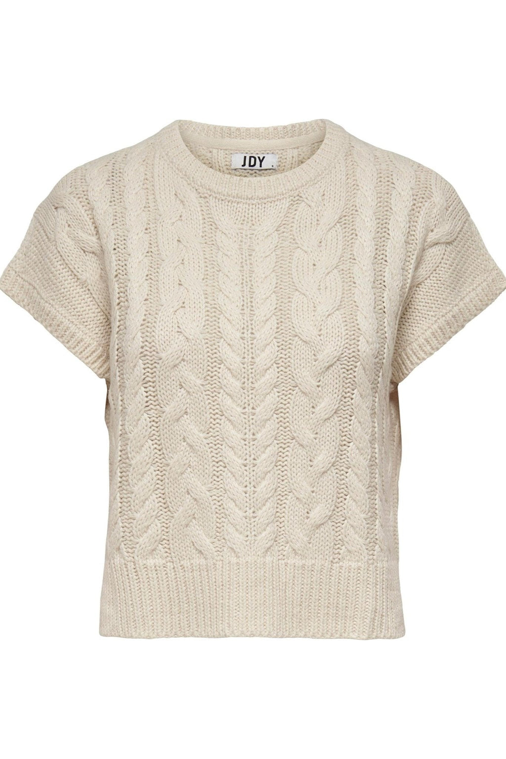 Violetta Cable Vest - Eggnog