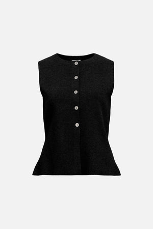 Reynard Strikkevest - Svart