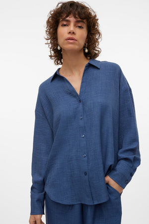 Melaney Queeny Skjorte - Navy Blazer