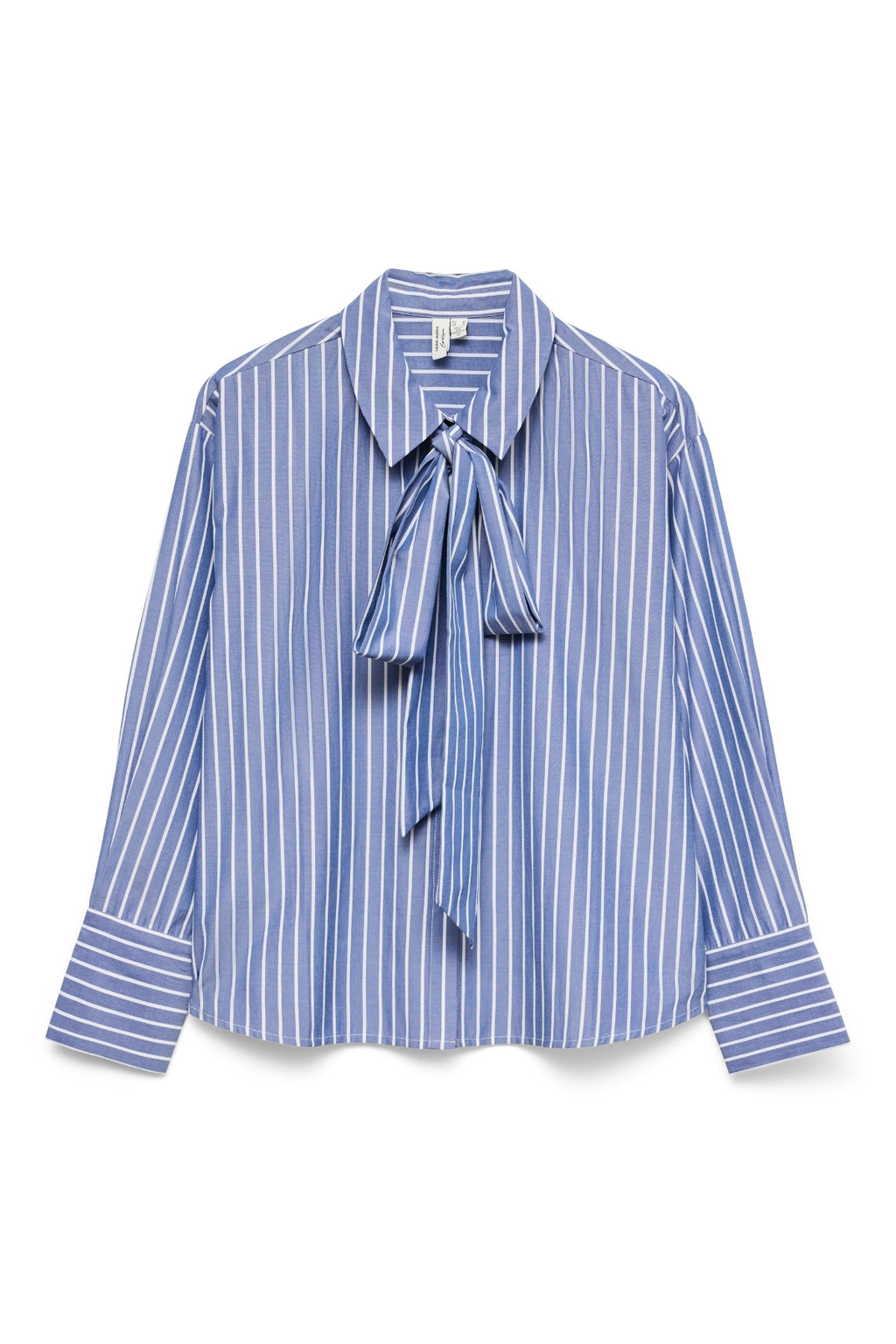 Islunn Sløyfeskjorte - Mørk Denim Snow White