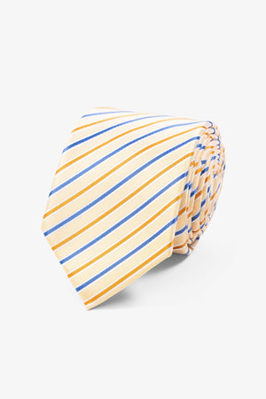 Slips - Blå/Oransje Stripete