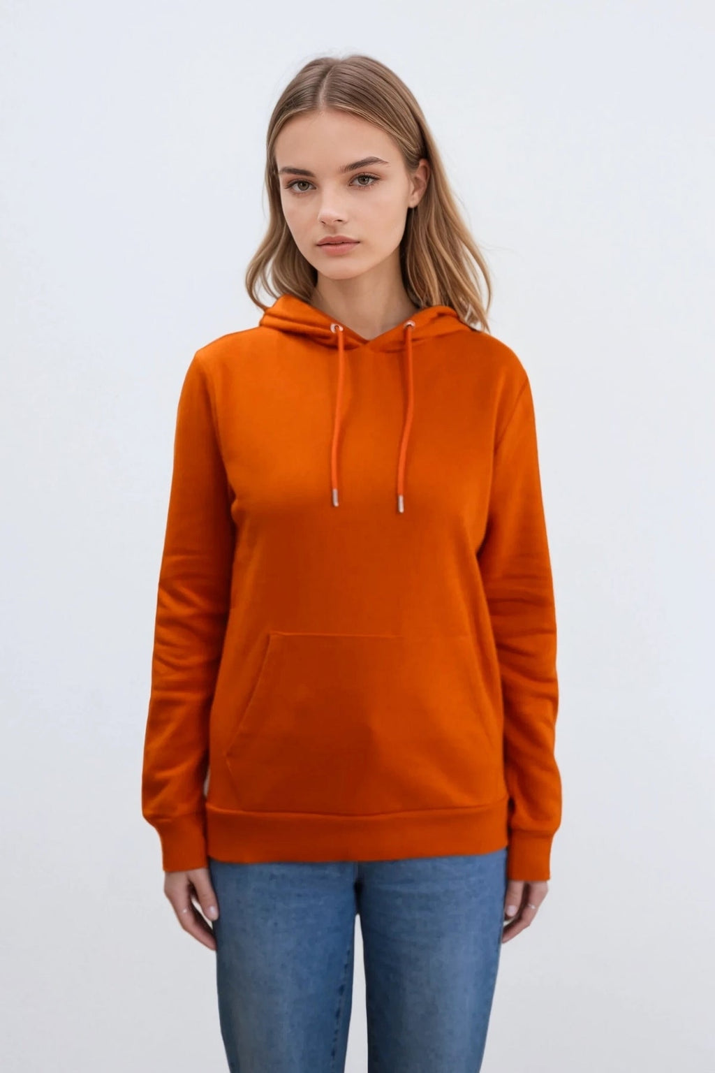 Boyfriend Sweat Hoodie - Oransje