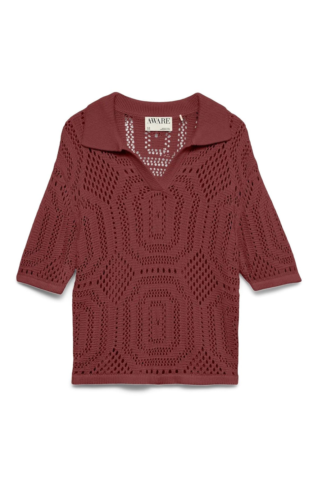 Baylee Polo Heklet - Russet Brown