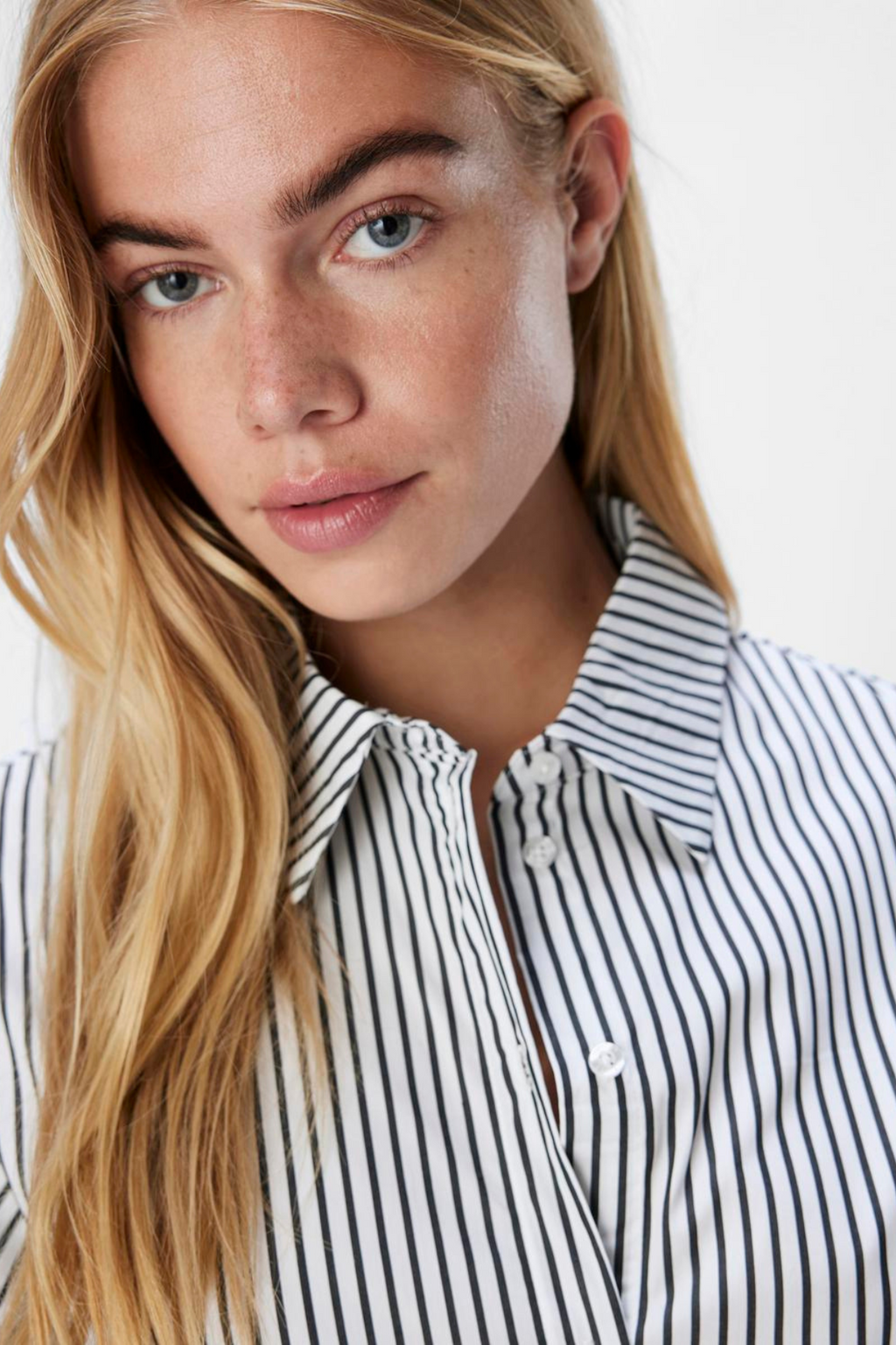 Tutta LO L/S Skjorte - Svart/Hvit