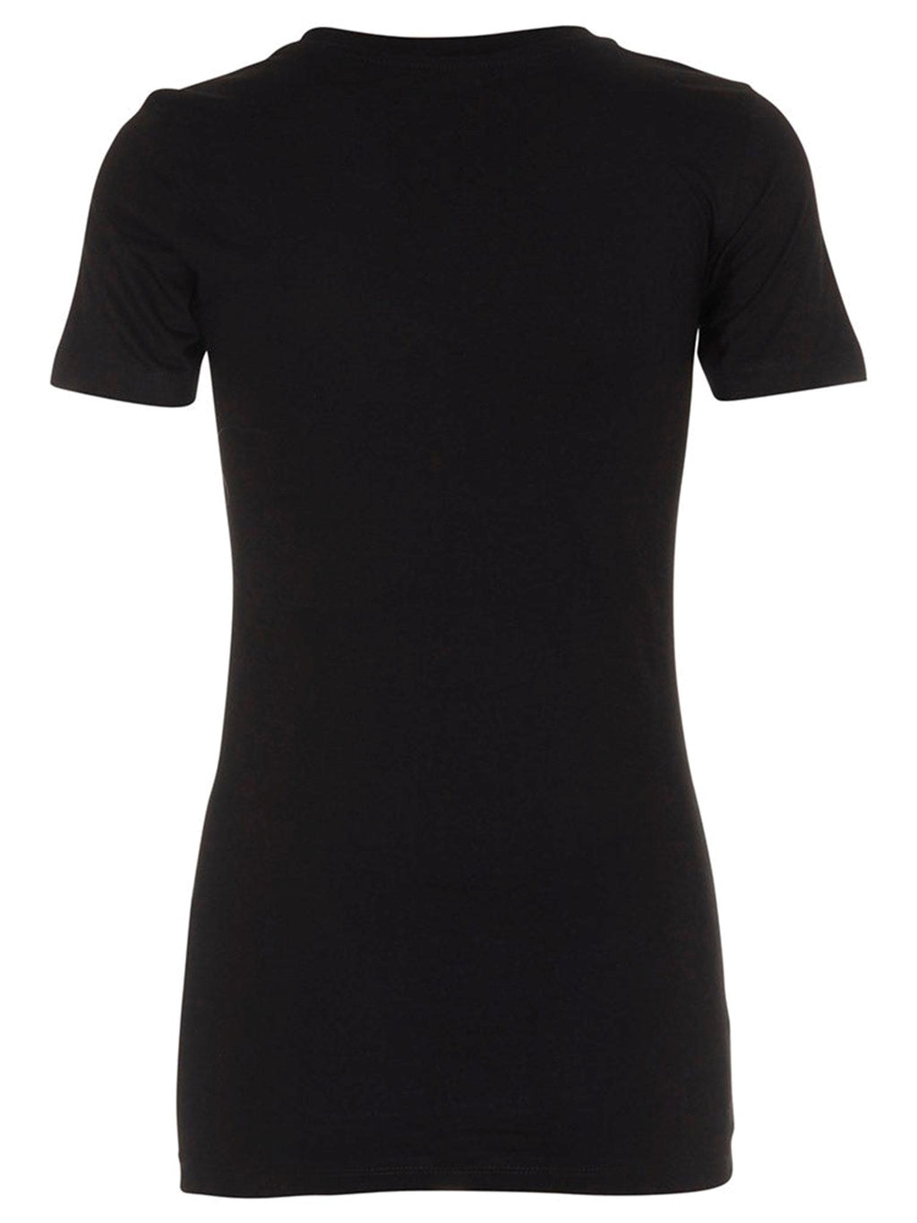 Fitted T-shirt - Svart
