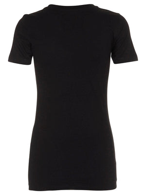 Fitted T-shirt - Svart