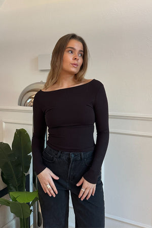 Cassandra Bluse - Brun