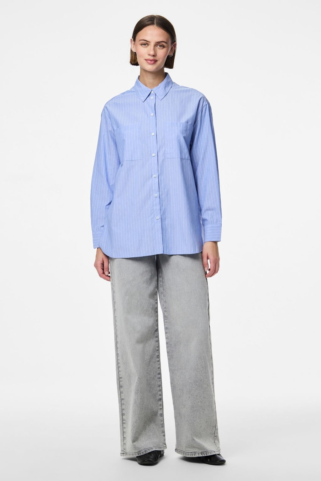 Melia Loose Shirt - Grapemist