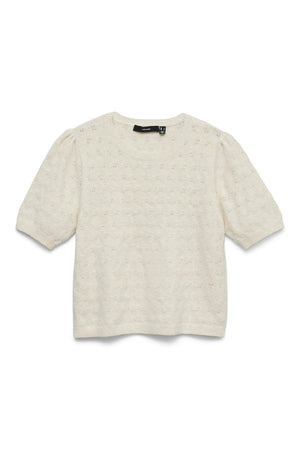 Doffy O-Neck Pullover - Birch Melange