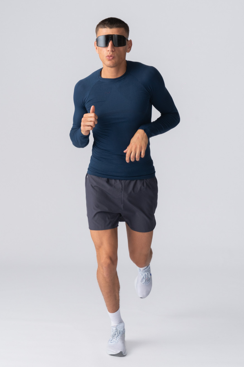 Prime Langermet T-skjorte - Navy