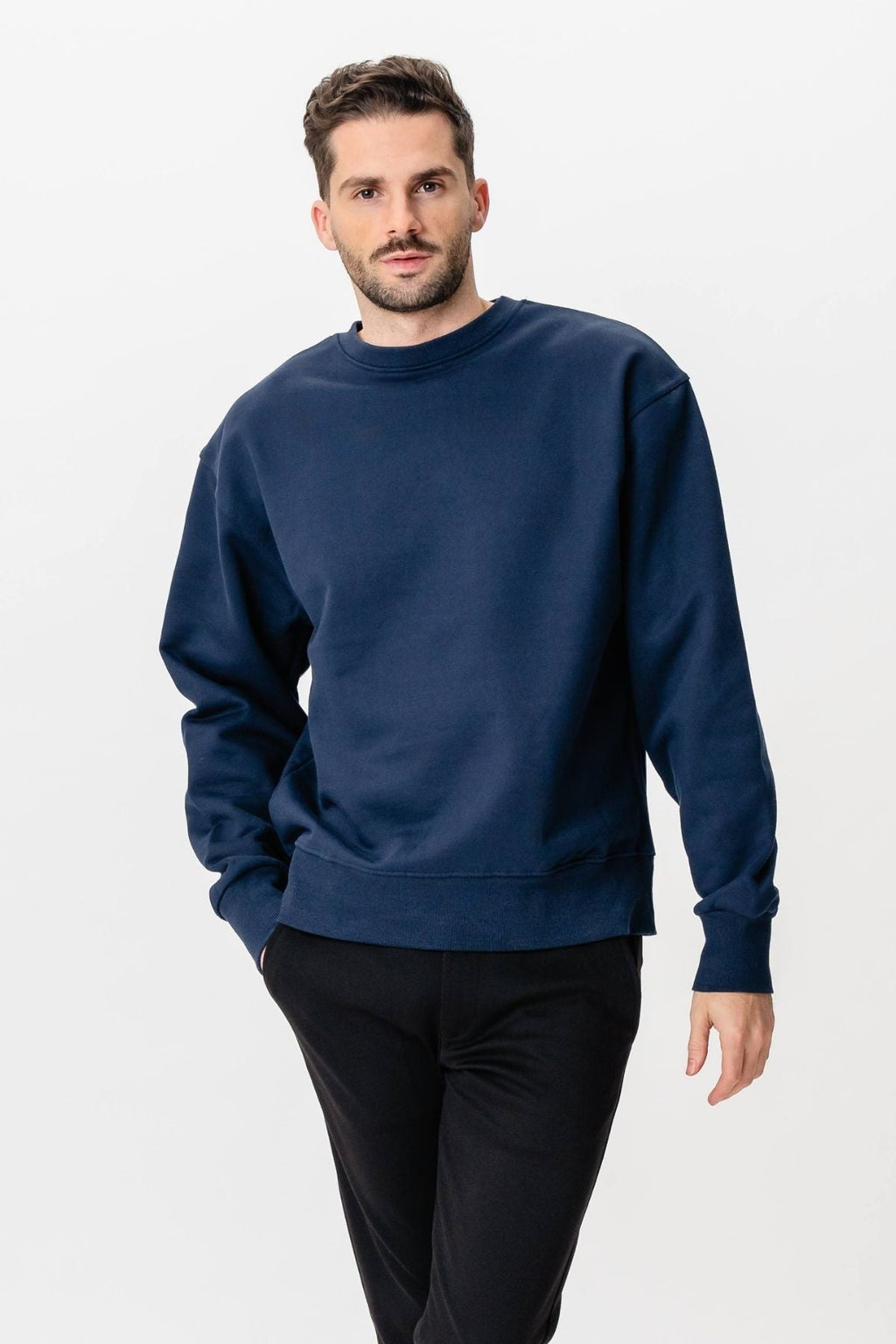 Heavy Crewneck - Navy