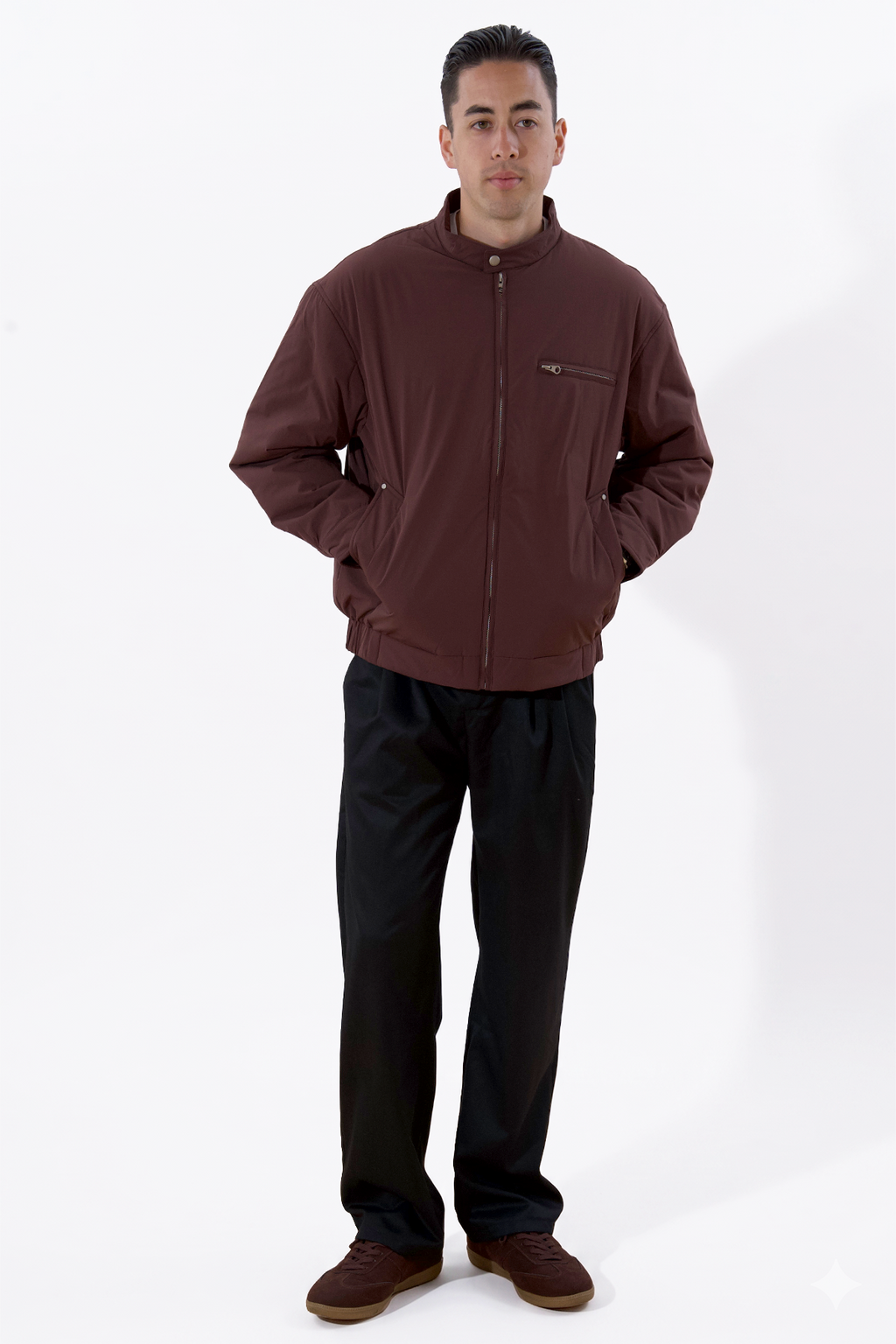 Cooper Short Jacket - Burgunder