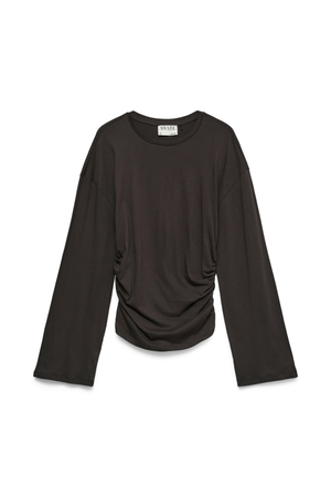 Navaro O-Neck Top - Chocolate Torte
