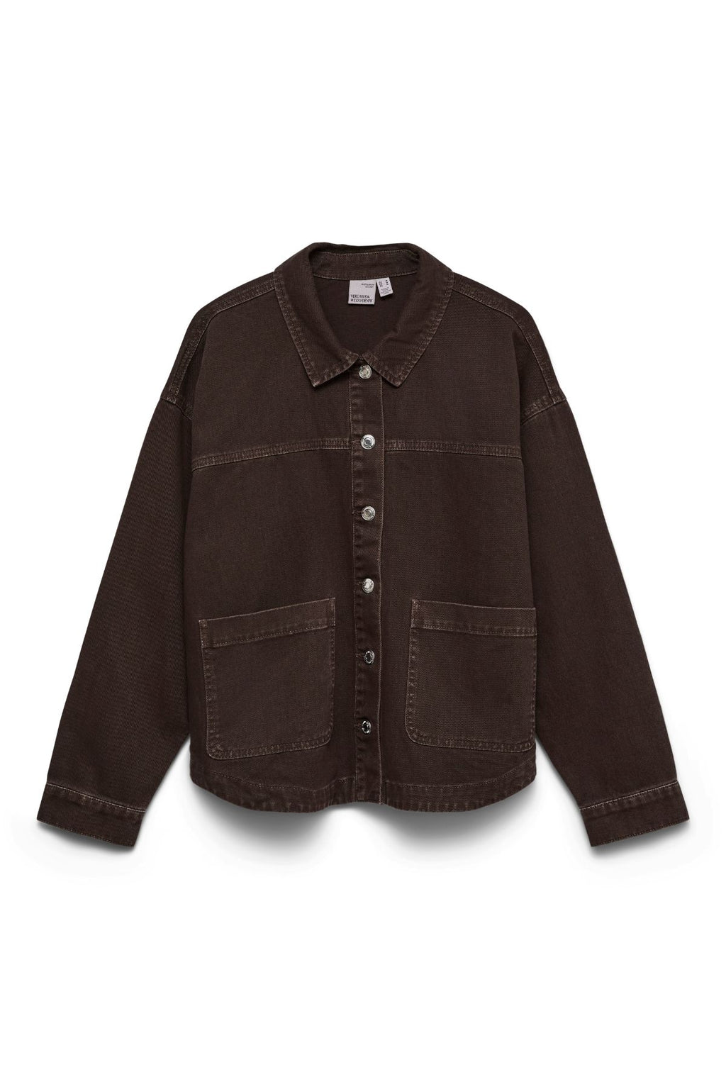Jamie Denim Shacket - Chocolate Torte-Washed