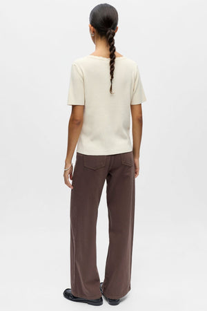 Kelly Re V-Hals Cardigan - Birch