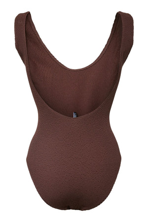 Kenna Crepe Badedrakt - Deep Mahogany