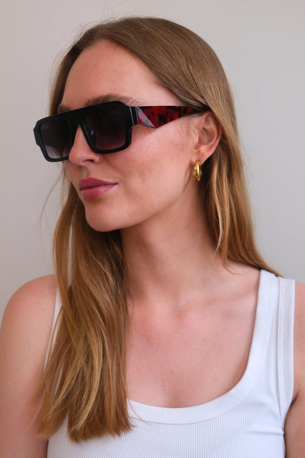 Nova Solbriller - Svart/Leopard