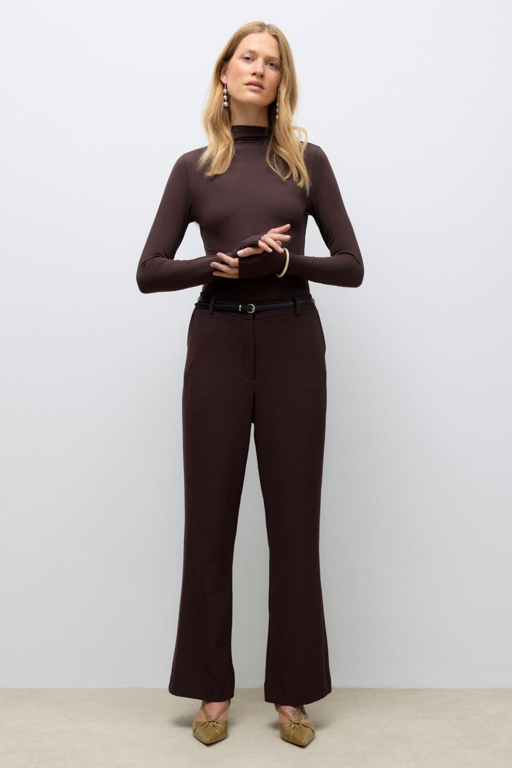 Upama Pants - Chocolate Plum