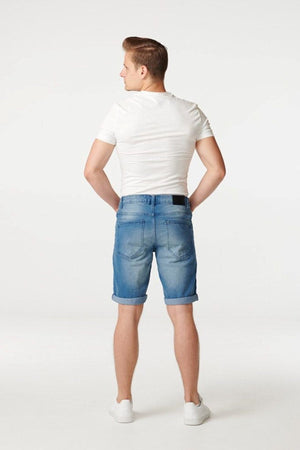Performance Denim Shorts - Blå