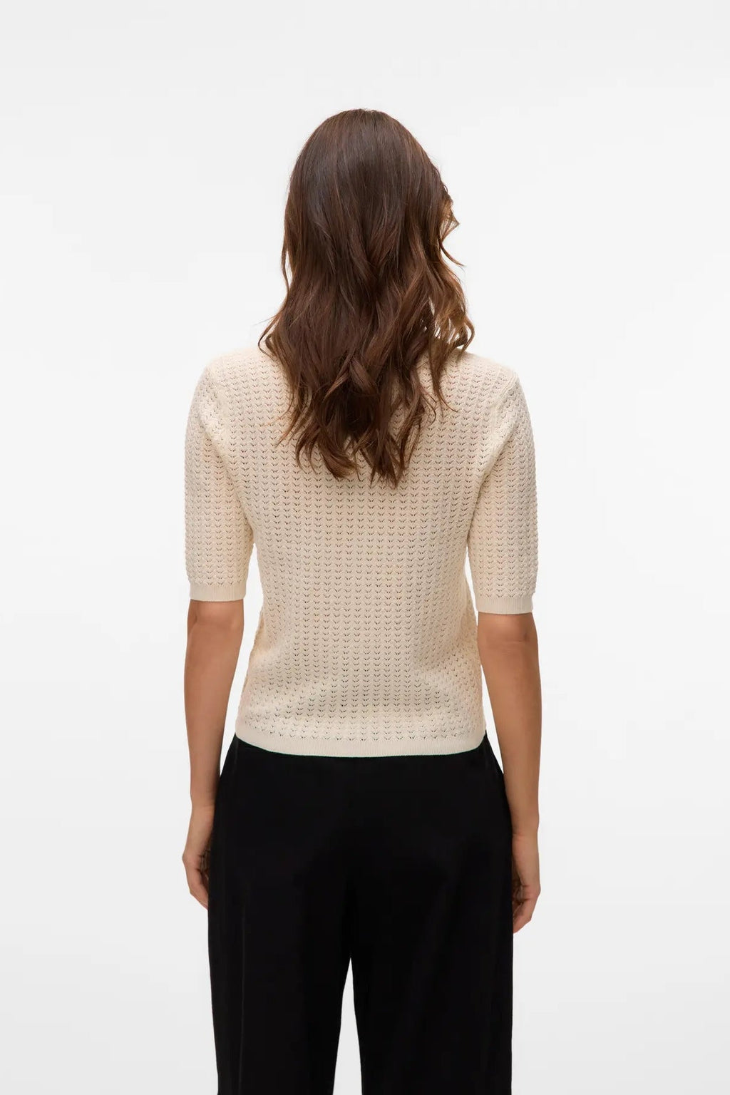 Panama 2/4 Strikket Cardigan - Birch