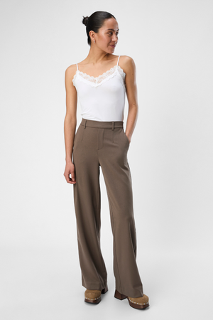 Lisa Wide Pants - Morel