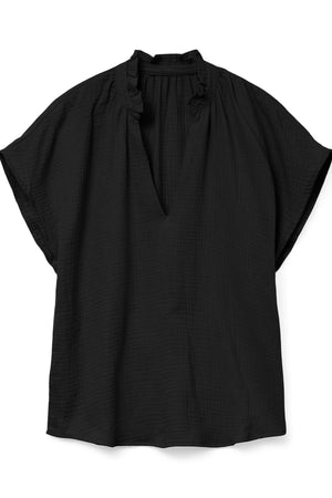 Natali V-Neck Top - Svart