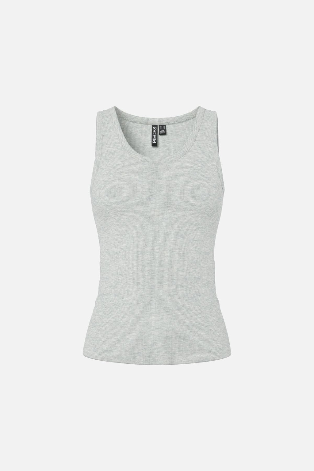 May Tank Top - Light Grey Melange