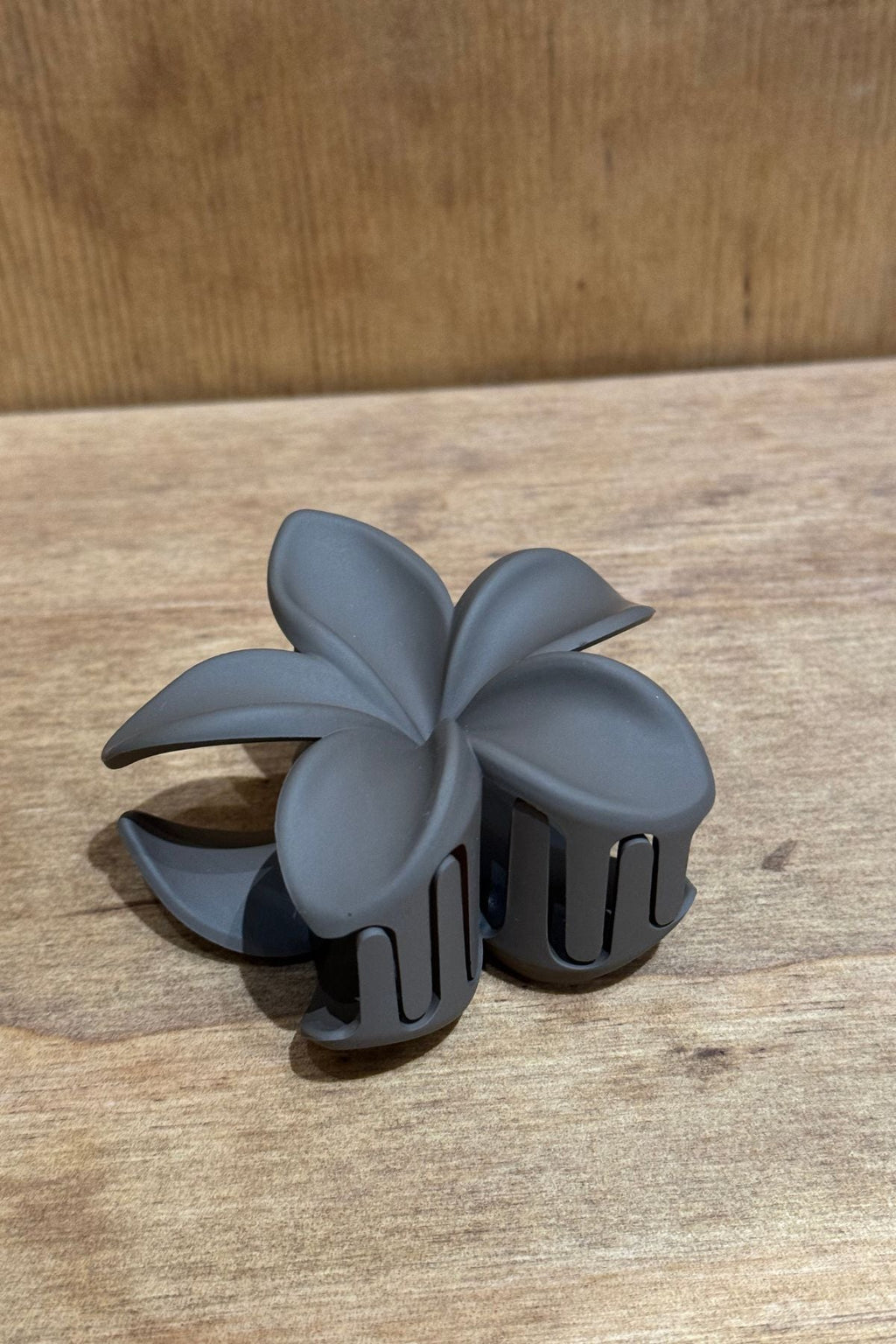 Flower Hair Clip - Brun