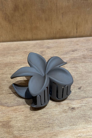 Flower Hair Clip - Brun