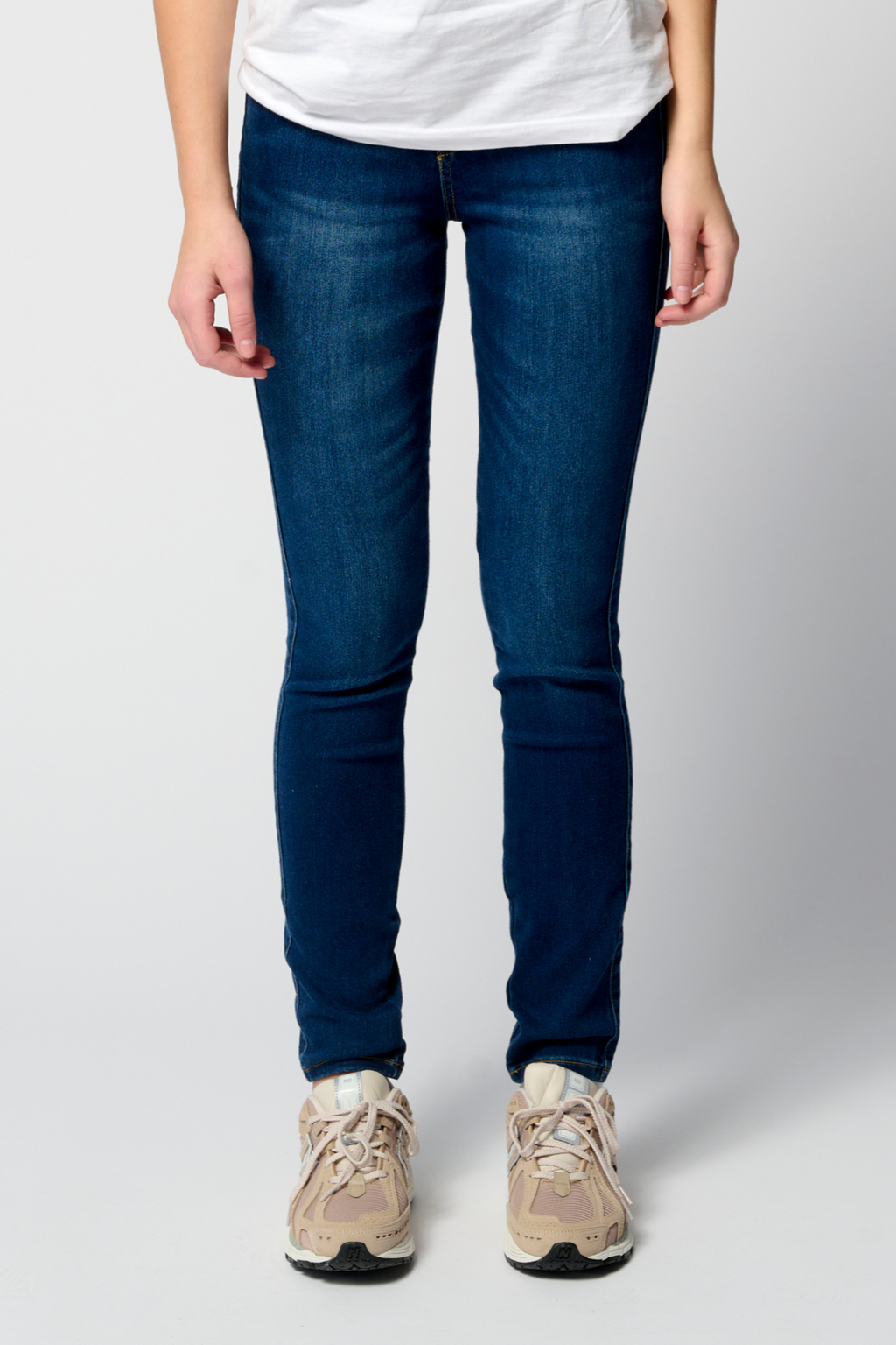 Performance Skinny Jeans - Dark Blue Denim