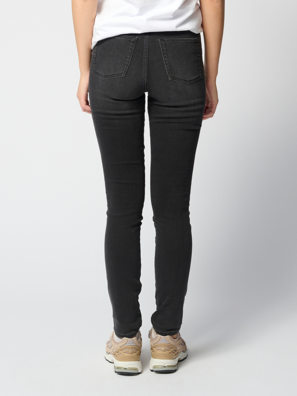 Performance Skinny Jeans - Washed Black Denim