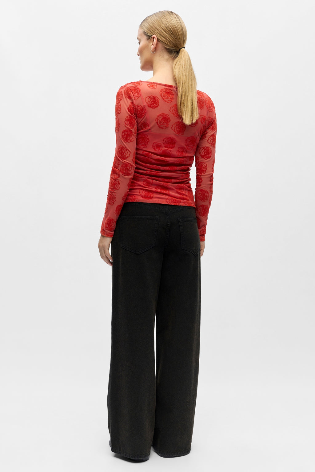 Elodie Topp - Cranberry Poinsette Roses