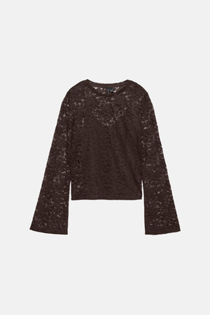 Kanya O-hals Kort Topp - Chocolate Torte