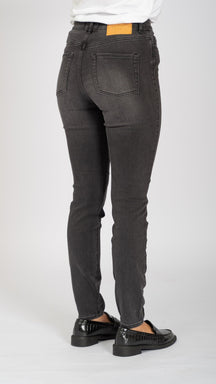 Performance Skinny Jeans - Washed Black Denim