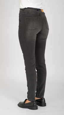 Performance Skinny Jeans - Washed Black Denim